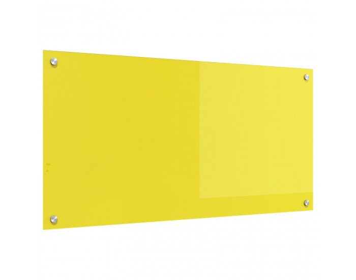 Sonata H Жълта кухненска плоча 100x50x0,6 см от закалено стъкло