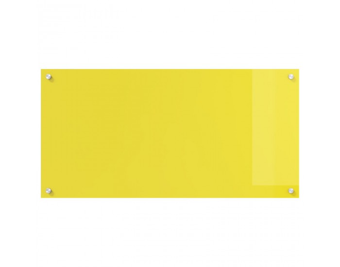 Sonata H Жълта кухненска плоча 100x50x0,6 см от закалено стъкло