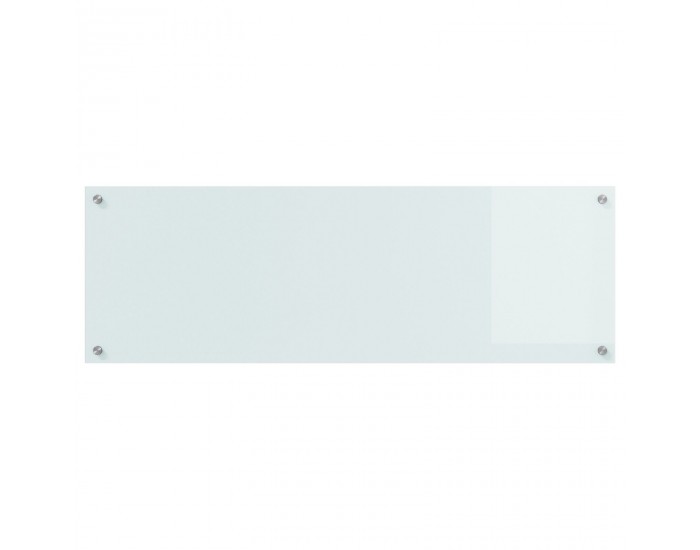 Sonata H Кухненски фартук Бял 120x40x0,6 см Закалено стъкло