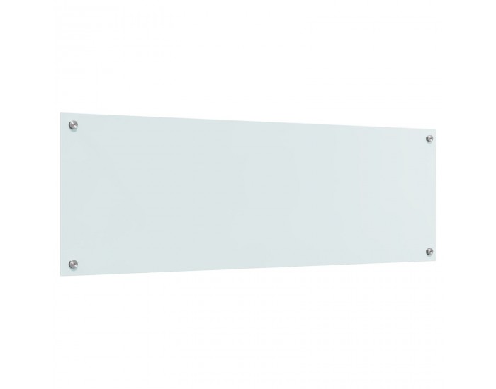 Sonata H Кухненски фартук Бял 120x40x0,6 см Закалено стъкло