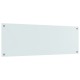 Sonata H Кухненски фартук Бял 120x40x0,6 см Закалено стъкло
