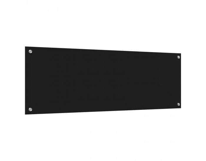 Sonata H Черна Кухненска Плочка 120x40x0,6 см Закалено Стъкло
