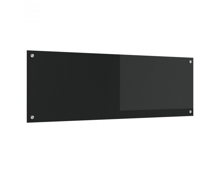 Sonata H Черна Кухненска Плочка 120x40x0,6 см Закалено Стъкло