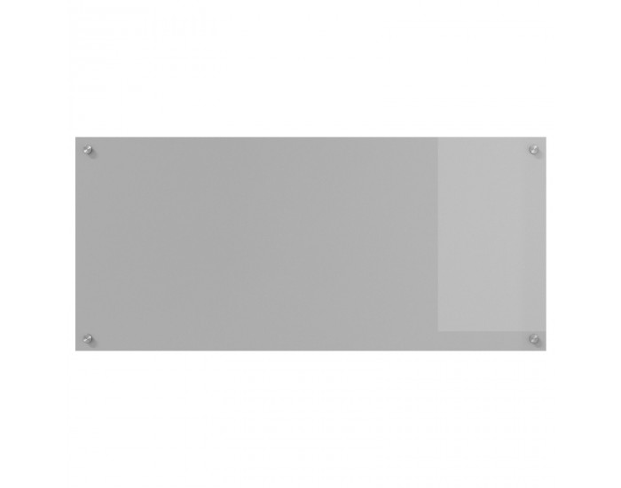 Sonata H Стенен Панел за Кухня Светлосив 110x50x0.6 см Темперирано Стъкло