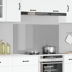 Sonata H Кухненска Плочка Светлосиво 110x60x0,6 см Темперирано Стъкло - Кухненски аксесоари