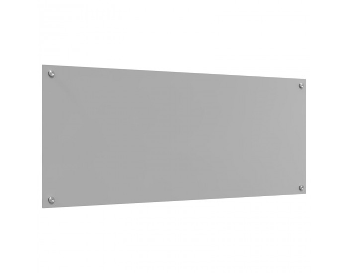 Sonata H Кухненски бексплайш Светлосиво 120x50x0,6 см Закалено стъкло