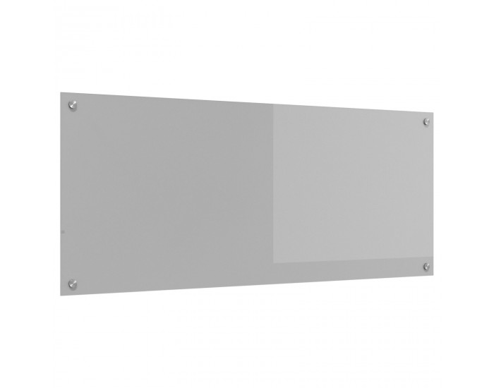 Sonata H Кухненски бексплайш Светлосиво 120x50x0,6 см Закалено стъкло