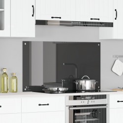 Sonata H Кухненска Плоча Тъмен Сив 110x60x0,6 см Закалено Стъкло - Кухненски аксесоари