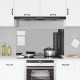 Sonata H Кухненска Плоча Тъмен Сив 110x60x0,6 см Закалено Стъкло