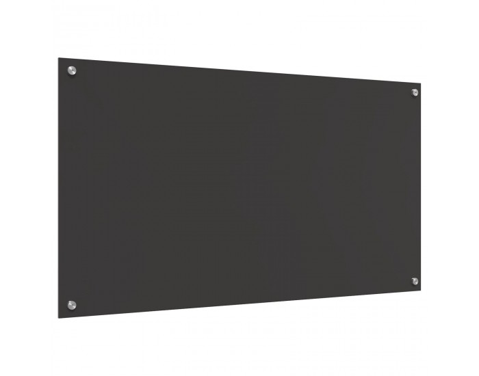 Sonata H Кухненска Плоча Тъмен Сив 110x60x0,6 см Закалено Стъкло