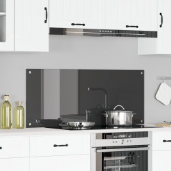 Sonata H Кухненска Плочка Тъмно сива 120x50x0,6 см Закалено Стъкло - Кухненски аксесоари