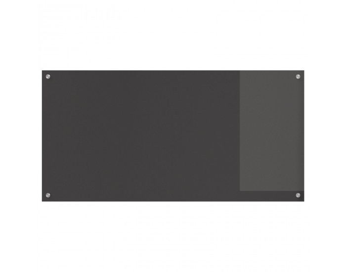 Sonata H Кухненски бакплейт, тъмен сив, 120x60x0.6 см, закалено стъкло