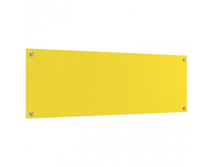 Sonata H Жълта Кухненска Стенна Плочка 120x40x0,6 см от Темперано Стъкло