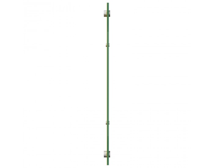 Sonata H Кухненски гръб Жълт 120x50x0.6 см Темперирано стъкло