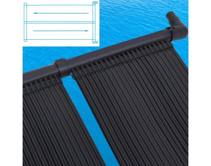 Sonata H Соларни панели за нагряване на басейн, 4 бр, 80x310 см