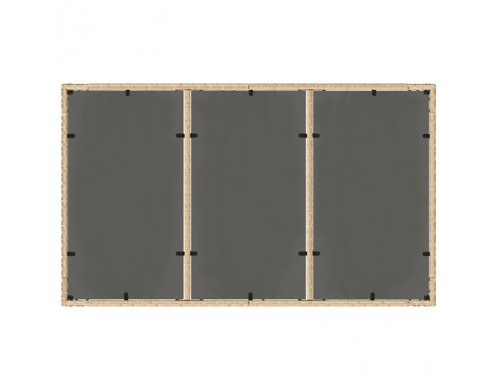 Sonata H 5 Часова Градинска Трапезария с Възглавници Бежова Полиратан