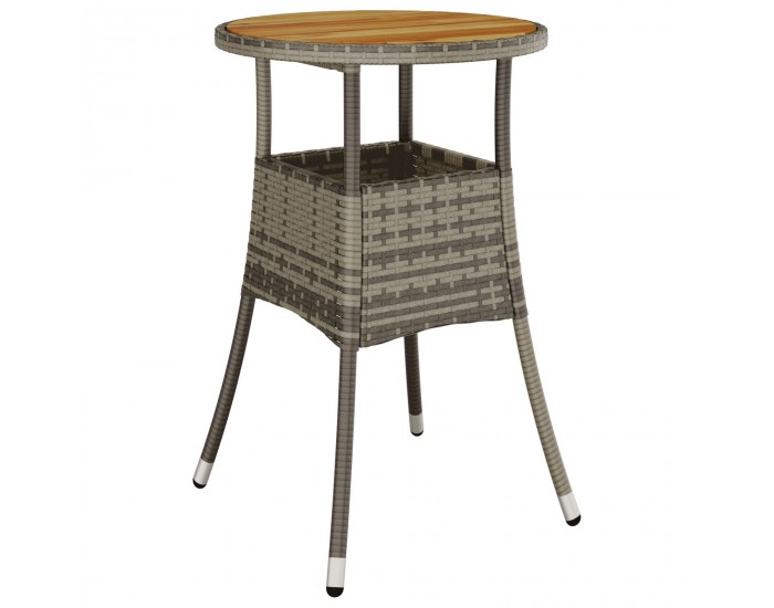 Sonata H 5 Часова Градинска Трапеза Сет Сив Полиратан