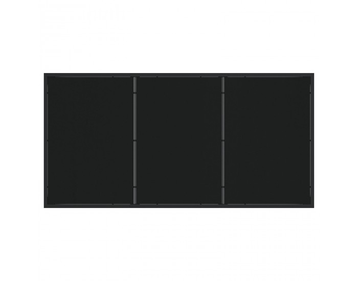 Sonata H 5 части Градински обеден комплект Черен HDPE