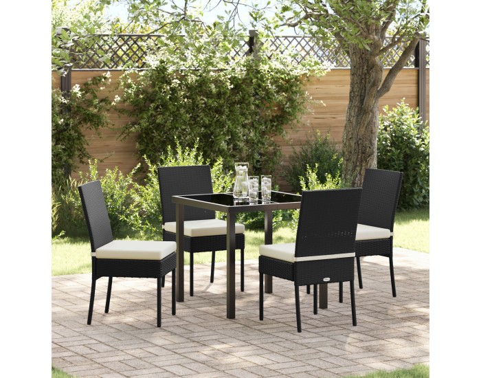 Sonata H 5 Часов Комплект за Открито Хранене Черен Полиратан