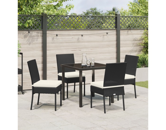 Sonata H 5 Часов Комплект за Открито Хранене Черен Полиратан