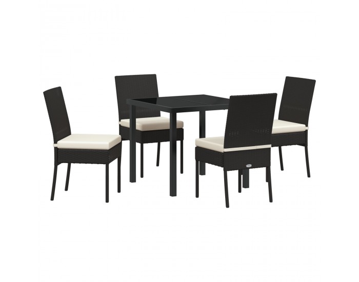 Sonata H 5 Часов Комплект за Открито Хранене Черен Полиратан