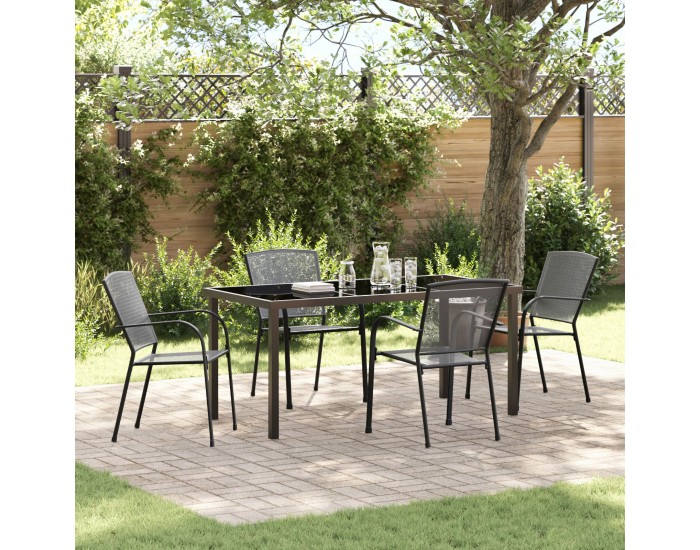 Sonata H 5-частен комплект градински мебели Антрацитна стомана