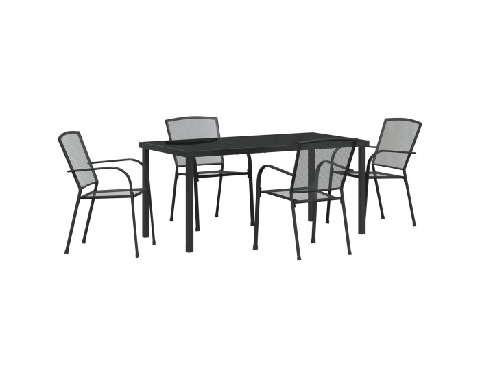 Sonata H 5-частен комплект градински мебели Антрацитна стомана