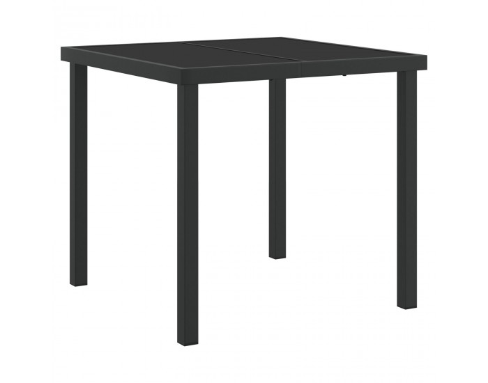 Sonata H 3-Членен Комплект За Обяд В Градината С Възглавници Черен Полимерен Ратан