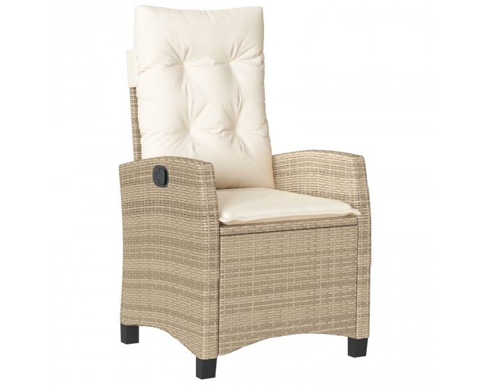 Sonata H 5 Частен комплект градинска мебел с възглавници, бежов полиратан