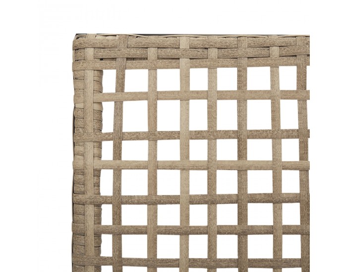 Sonata H Градински столове 2 броя с възглавници Бежово Полипропилен Sonata H Градински столове 2 броя с възглавници Бежово Полипропилен