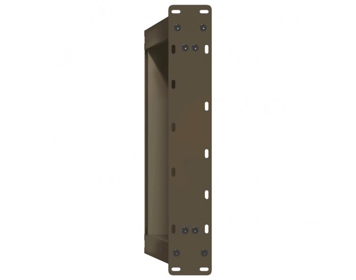Sonata H Крака за масичка за кафе, U-образни, 2 бр., естествена стомана, 60 x (42-43) см, стомана