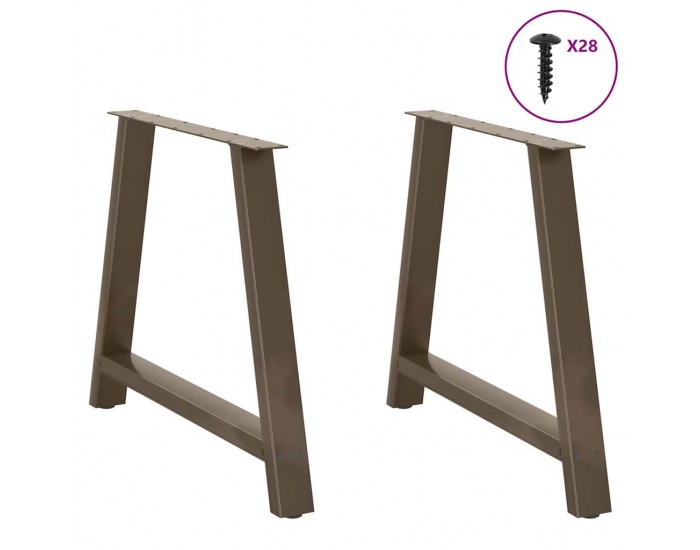 Sonata H Крака за трапезна маса, А-образни, 2 бр., 90 x (72-73) см, стомана