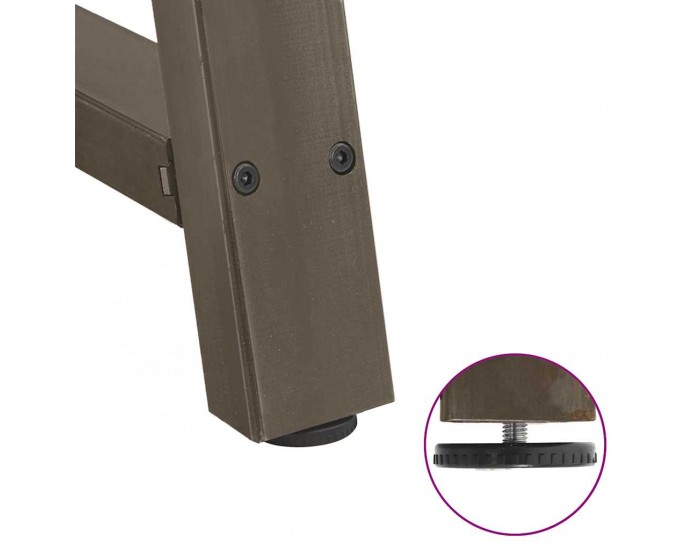 Sonata H Крака за трапезна маса, А-образни, 2 бр., 90 x (72-73) см, стомана