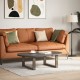 Sonata H Крака за масичка за кафе, U-образни, 2 бр., естествена стомана, 60 x (30-31) см, стомана