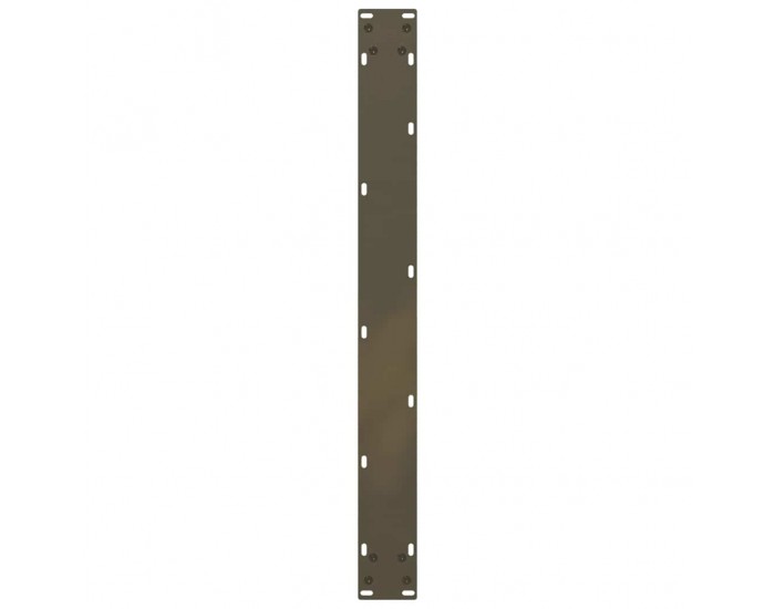 Sonata H Крака за трапезна маса, U-образни, 3 бр., естествена стомана, 90 x (72-73) см, стомана