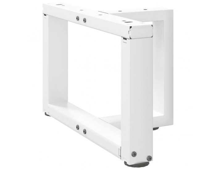 Sonata H Крака за масичка за кафе, Т-образни, 2 бр., бели, 50x25x(30-31) см, стомана Sonata H Крака за масичка за кафе, Т-образни, 2 бр., бели, 50x25x(30-31) см, стомана