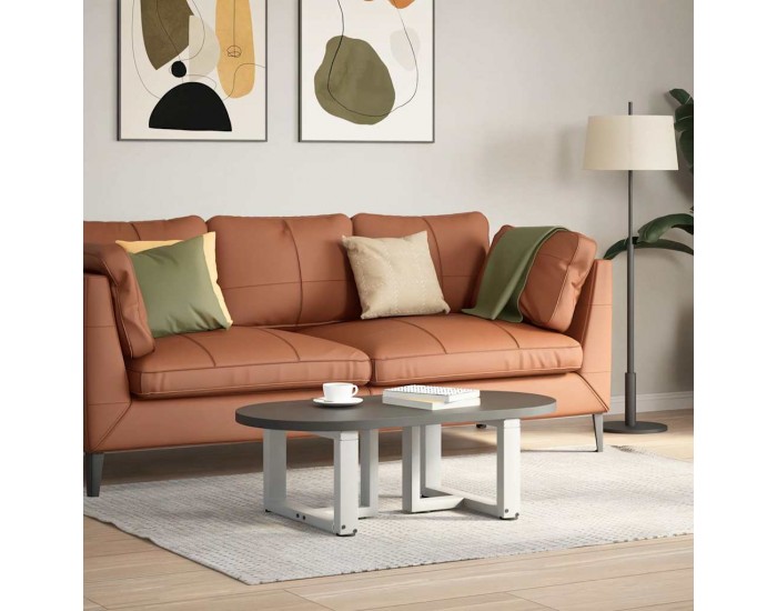 Sonata H Крака за масичка за кафе, Т-образни, 2 бр., бели, 50x25x(30-31) см, стомана Sonata H Крака за масичка за кафе, Т-образни, 2 бр., бели, 50x25x(30-31) см, стомана