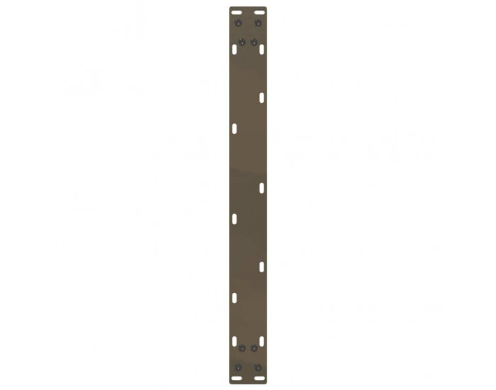 Sonata H Крака за масичка за кафе, U-образни, 2 бр., естествена стомана, 70 x (30-31) см, стомана