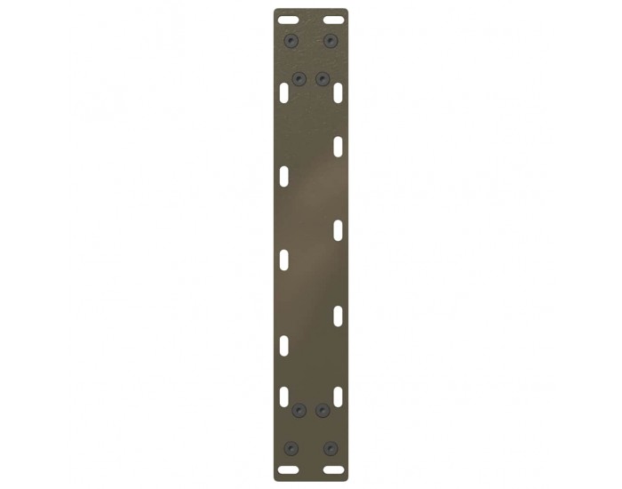 Sonata H Крака за масичка за кафе, U-образни, 2 бр., естествена стомана, 28 x (42-43) см, стомана