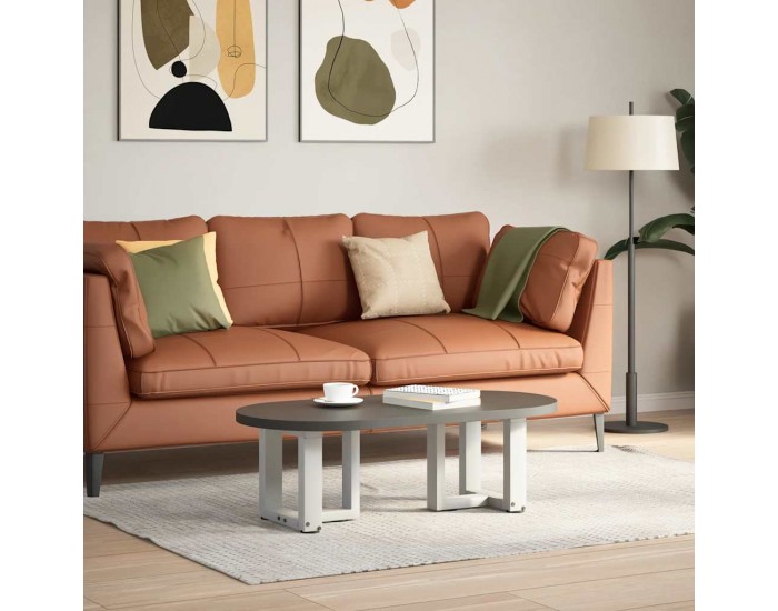Sonata H Крака за масичка за кафе, Т-образни, 2 бр., бели, 30x25x(30-31) см, стомана Sonata H Крака за масичка за кафе, Т-образни, 2 бр., бели, 30x25x(30-31) см, стомана