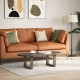 Sonata H Крака за масичка за кафе, U-образни, 2 бр., естествена стомана, 30 x (30-31) см, стомана