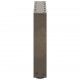 Sonata H Крака за масичка за кафе, U-образни, 2 бр., естествена стомана, 30 x (30-31) см, стомана