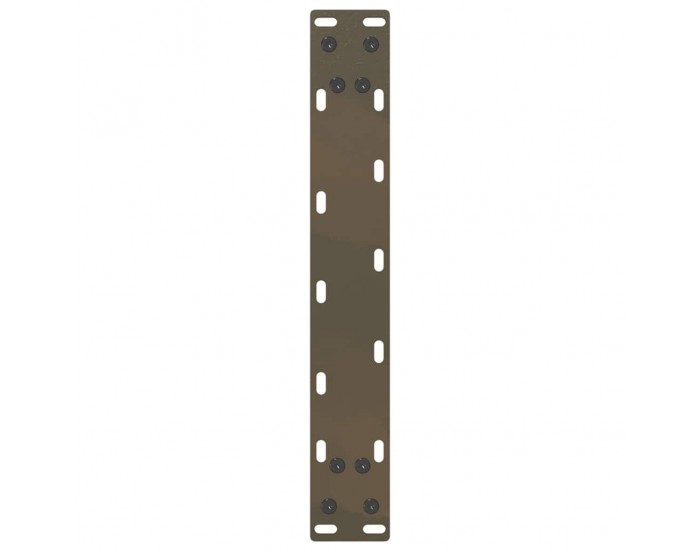 Sonata H Крака за масичка за кафе, U-образни, 2 бр., естествена стомана, 30 x (30-31) см, стомана