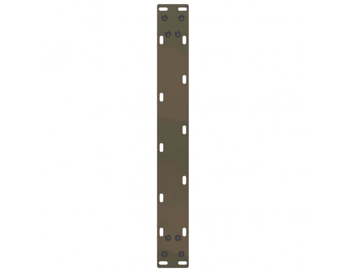 Sonata H Крака за масичка за кафе, U-образни, 2 бр., естествена стомана, 50 x (42-43) см, стомана