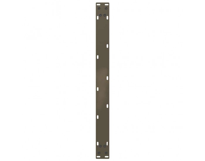 Sonata H Крака за масичка за кафе, U-образни, 2 бр., естествена стомана, 70 x (42-43) см, стомана