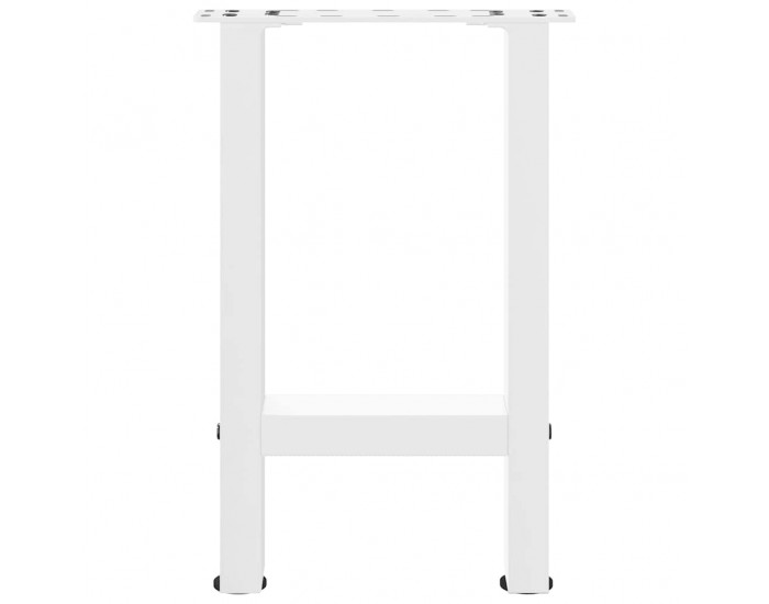 Sonata H Крака за масичка за кафе, бели, 2 бр., 38 x (42-43) см, стомана