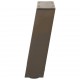 Sonata H Крака за масичка за кафе, U-образни, 2 бр., естествена стомана, 30 x (30-31) см, стомана