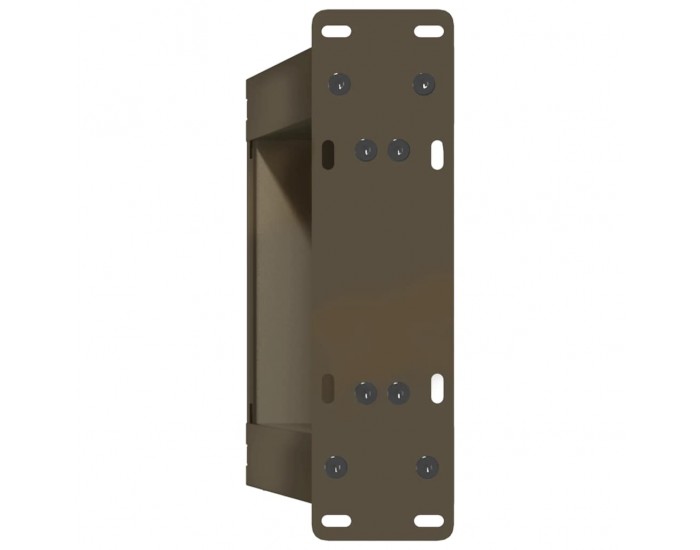 Sonata H Крака за масичка за кафе, U-образни, 2 бр., естествена стомана, 30 x (30-31) см, стомана
