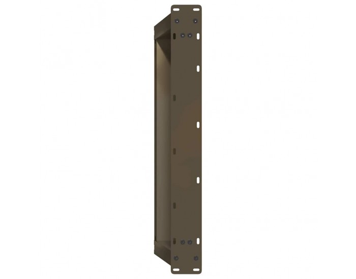 Sonata H Крака за масичка за кафе, U-образни, 2 бр., естествена стомана, 60 x (30-31) см, стомана