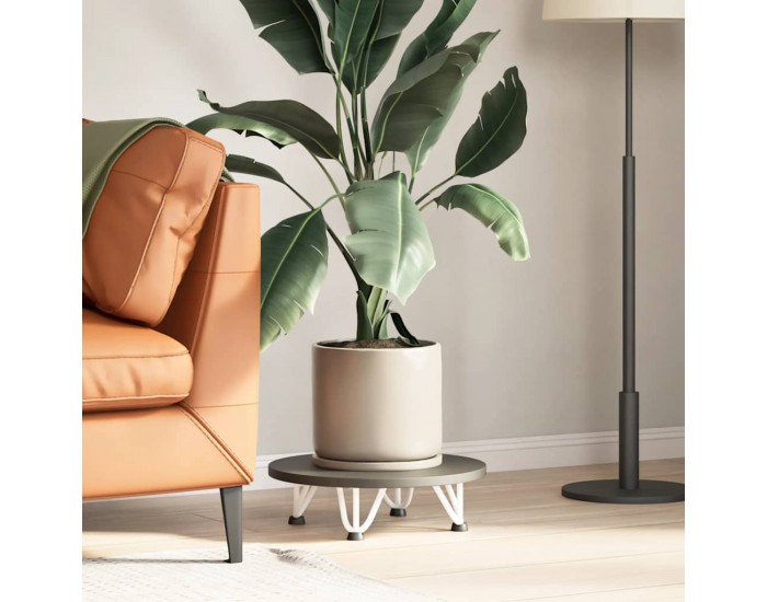 Sonata H Крака тип „фиби“ за масичка за кафе, 4 бр., бели, 10 см, масивна стомана